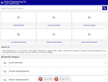Tablet Screenshot of indexmachines.com